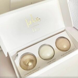 Dior J'adore Les Adorables Bath & Body Set - Cream, White, Gold NIB!!
